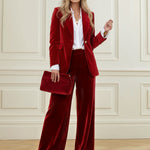 Loose Wide Leg Solid Color Pants