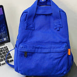 Simple Casual 5 Colors Canvas Backpack