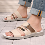 Leather Comfort Slides