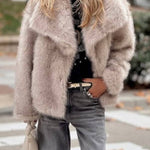 Jacket short fashionable fox fur coat