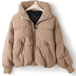 Fashionable and Versatile Slim Loose Short Cotton Jacket