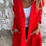 Solid Color Casual Women's Coat