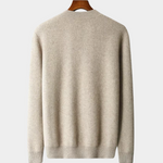 PURE EXTRA-FINE MERINO WOOL V-NECK CARDIGAN