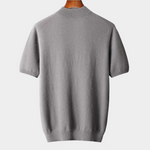 PREMIUM CASHMERE MOCK NECK T-SHIRT