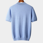 PREMIUM CASHMERE MOCK NECK T-SHIRT