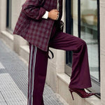 Fine Check Top Warm Jacket