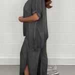 Floaty 2 Piece Sleeved Trouser Set