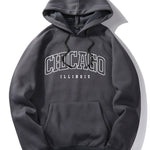 Chicago Character Print Hoodie