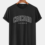 Chicago Print Arc Hem T-Shirt
