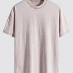 Basic Washed Distressed Drop Shoulder Oversize T-Shirt