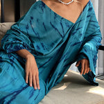 Loose Raglan Sleeve Printed Split-Joint V-Neck Maxi Dresses