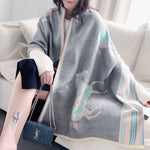 Original Warm Cartoon Print Shawl&Scarf