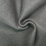 Long Sleeves Loose Solid Color Collarless Woolen Coat