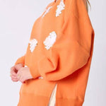 Halloween Ghost Sequin Top Loose Casual Sweatshirt