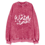 Winter Wonderland Winter Time Vintage Sweatshirt