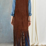 Fashionable Tassel Horse Slim Fit Sleeveless Vest Cape Coat