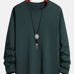 3 Pieces Basic Long Sleeve Cotton T-Shirt