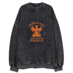 Born Of Fire United In Strength Vintage Sweatshirt