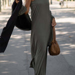 Side To Side One Shoulder Statement Maxi Dress