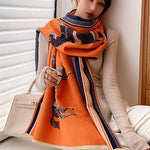 Original Warm Cartoon Print Shawl&Scarf