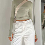 Long Sleeves Skinny Hollow Solid Color Round-Neck T-Shirts Tops