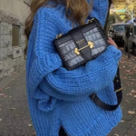Loose Long Sleeve Turtleneck Sweater