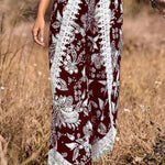Loose Print Fashion Casual Lace Pants