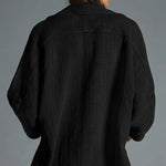 Casual top lapel long sleeve knitted jacket
