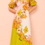 Midi Dress In Multi