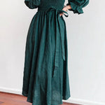 FRENCH RUFFLED LANTERN SLEEVES MULTI-WEAR DRESS