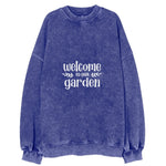 Welcome To Our Garden Vintage Sweatshirt