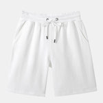 Graffiti Bear Print Drop Shoulder Oversize T-Shirt & Man Mid Length Shorts