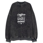 Caffeine Dream: Let Coffee Be Your Spirit Animal Vintage Sweatshirt