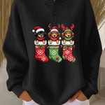 Grethe | Vintage Christmas Sweater with Dog Motif