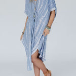 TIE DYE KIMONO DRESS