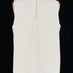 A-Line Loose Solid Color Split-Joint Round-Neck Vest Top