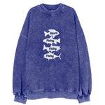 Here Fishy Fishy Fishy! Vintage Sweatshirt