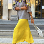 Loose knitted sweater with sequins