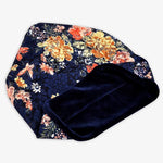 Lace-paneled Floral All seasons Hood