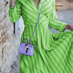 Stylish Long Sleeves Striped Lapel Collar Maxi Dresses
