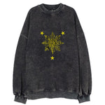 Filipino Cultural Sun Motif Vintage Sweatshirt