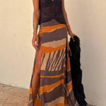 Malibu Knit V-neck Hollow Out Twist Loose Tank