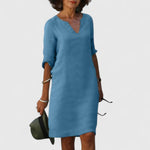 Taylor | Comfortable V-Neck Dress