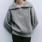ELODIE��� - Comfy Half-Zip Sweater