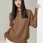 ELODIE��� - Comfy Half-Zip Sweater