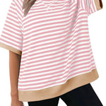 Women's Oversized Striped T Shirts
