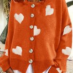 Heart Sweater Women's Cardigan