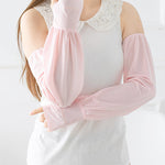 Solid Color Ice Silk Loose Sun Protection Sleevelet
