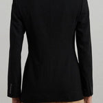 Black Double-Breasted Blazer