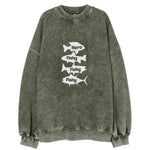 Here Fishy Fishy Fishy! Vintage Sweatshirt